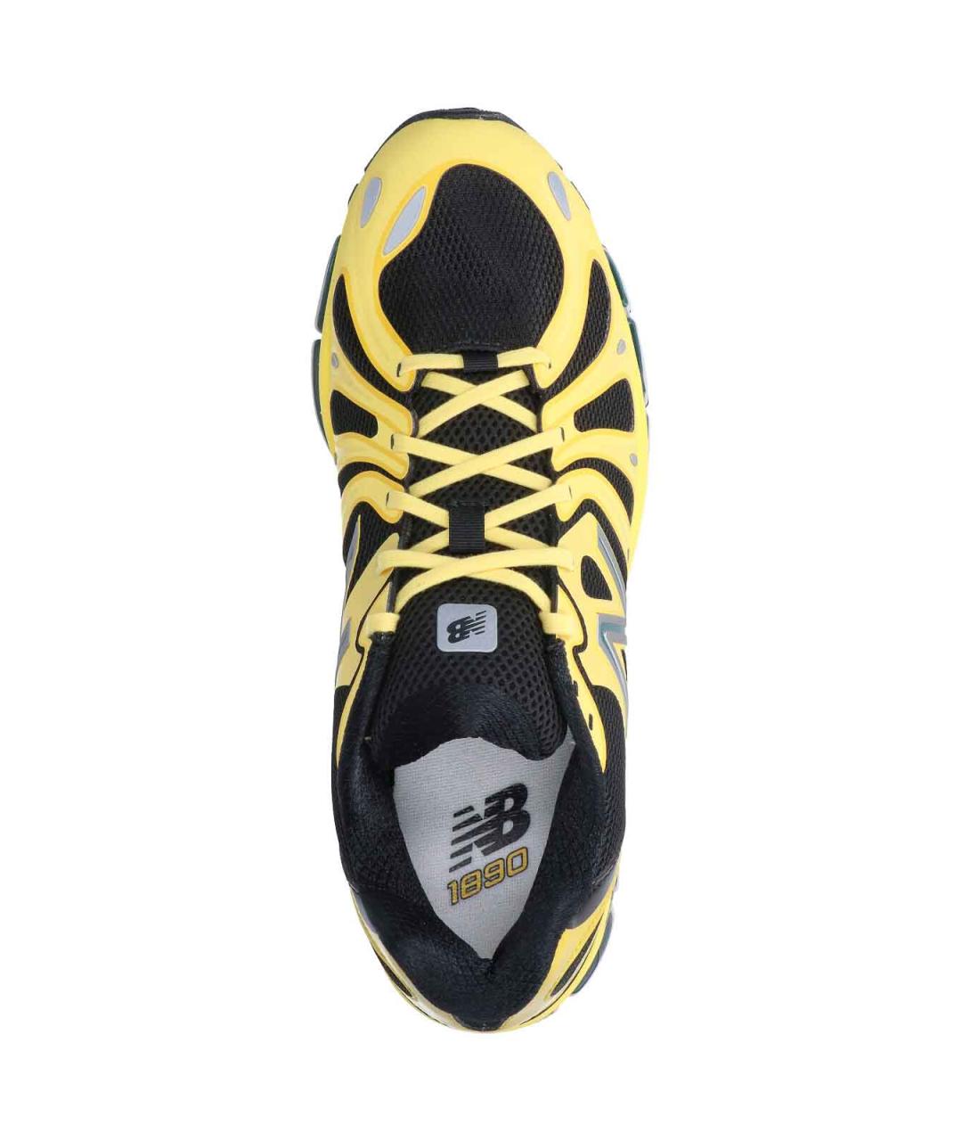 NEW BALANCE Желтые кожаные кроссовки, фото 5