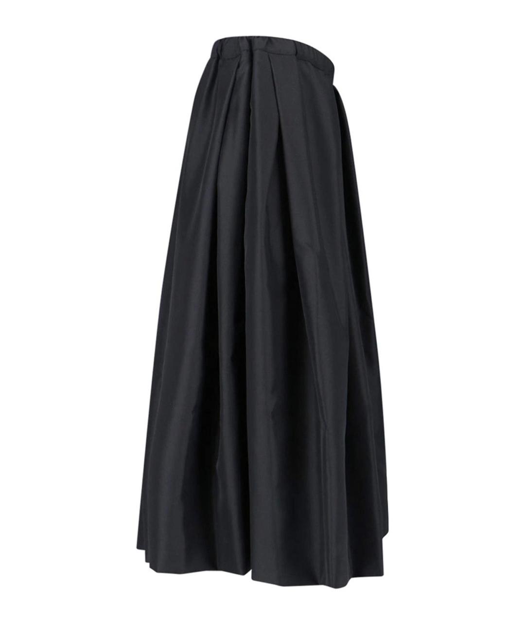 COMME DES GARÇONS Черная полиэстеровая юбка миди, фото 3