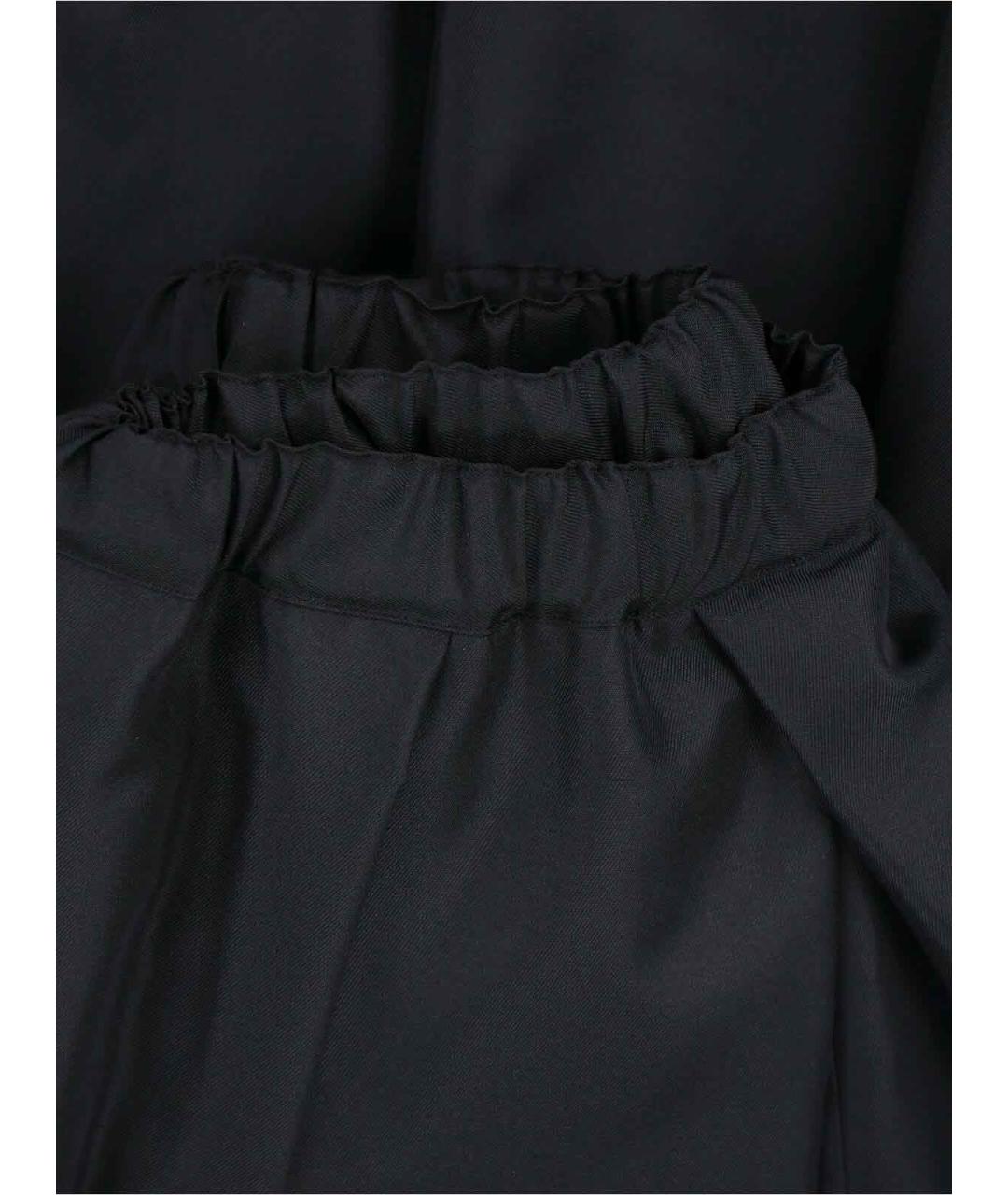 COMME DES GARÇONS Черная полиэстеровая юбка миди, фото 5