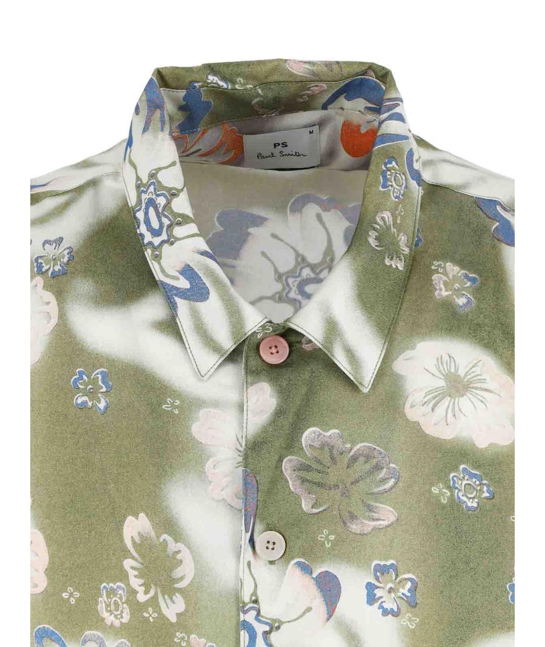 PAUL SMITH Зеленая кэжуал рубашка, фото 3