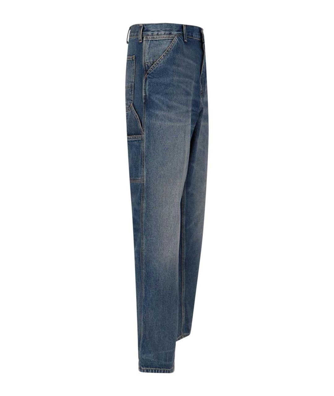 CARHARTT Синие хлопковые прямые джинсы, фото 3