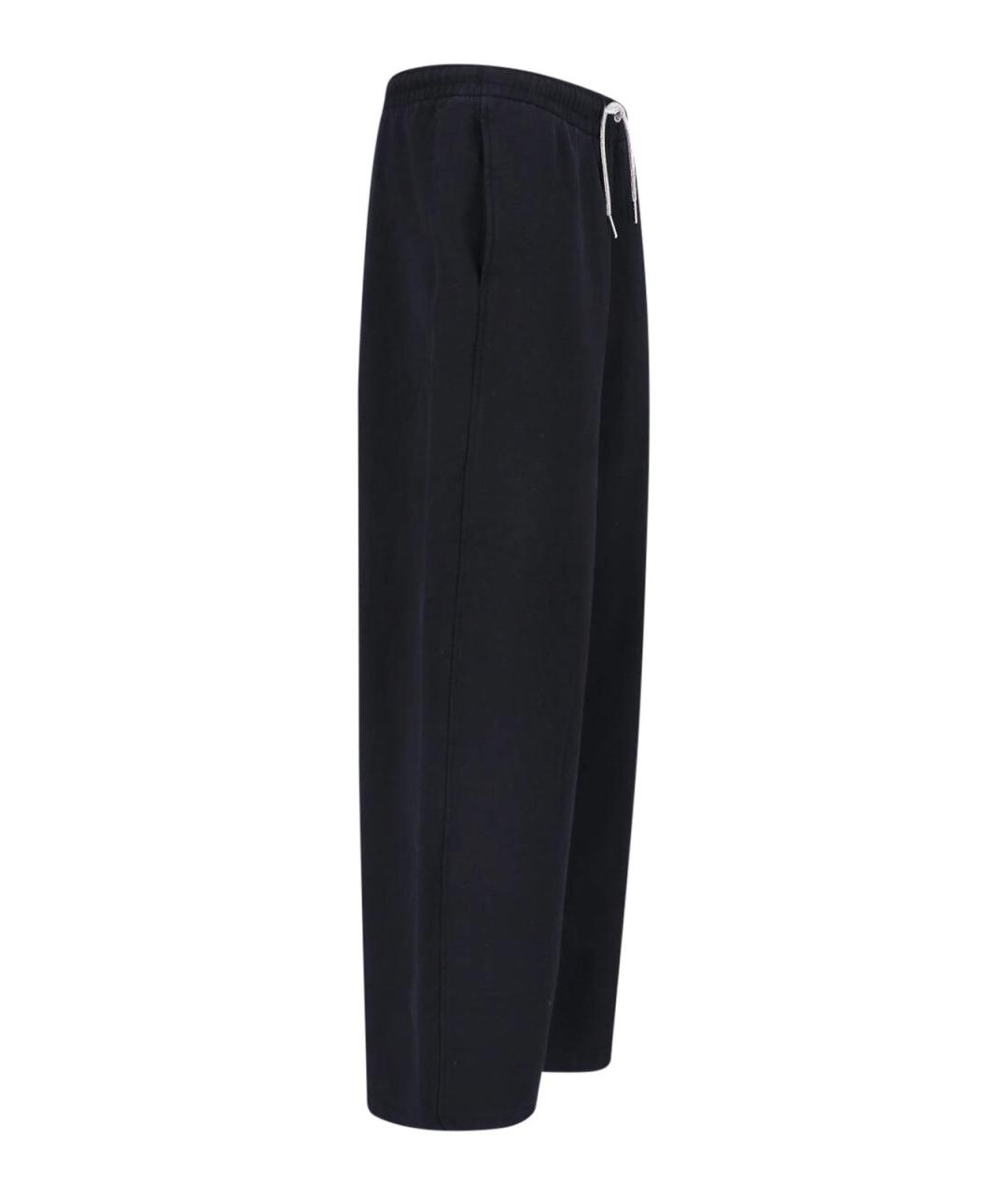 ALEXANDER WANG Черные хлопковые спортивные брюки и шорты, фото 3