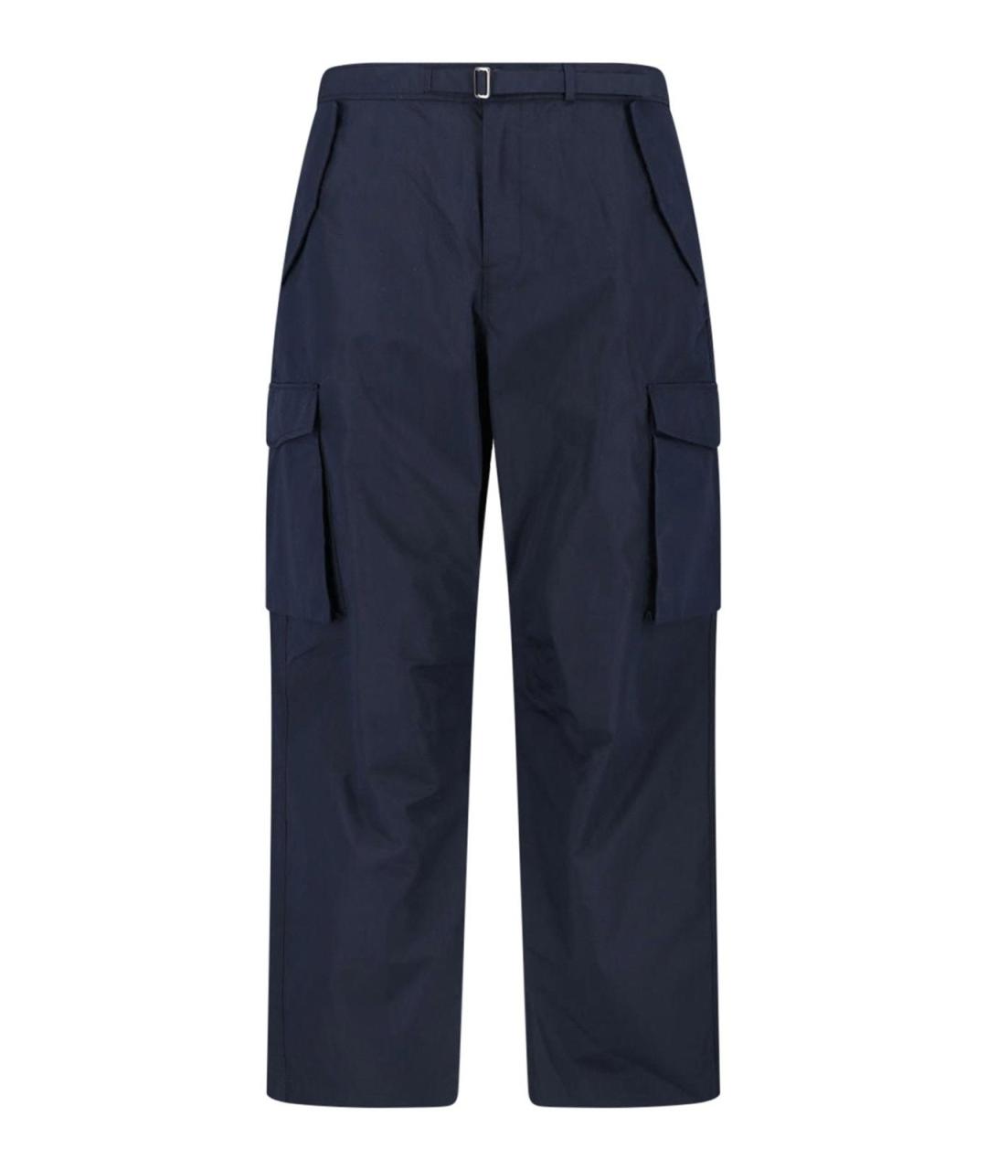PAUL SMITH Синие хлопковые повседневные брюки, фото 1