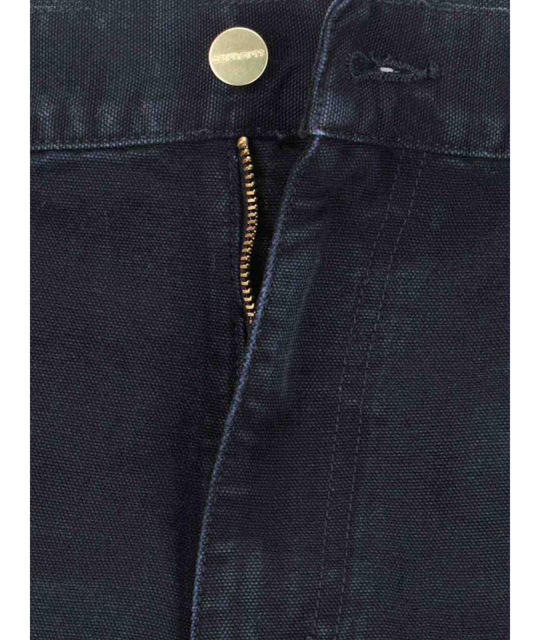 CARHARTT Черные хлопковые прямые джинсы, фото 5
