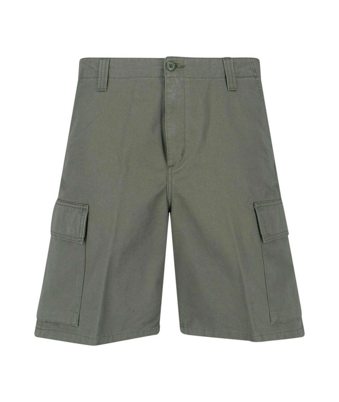 CARHARTT Зеленые хлопковые шорты, фото 1