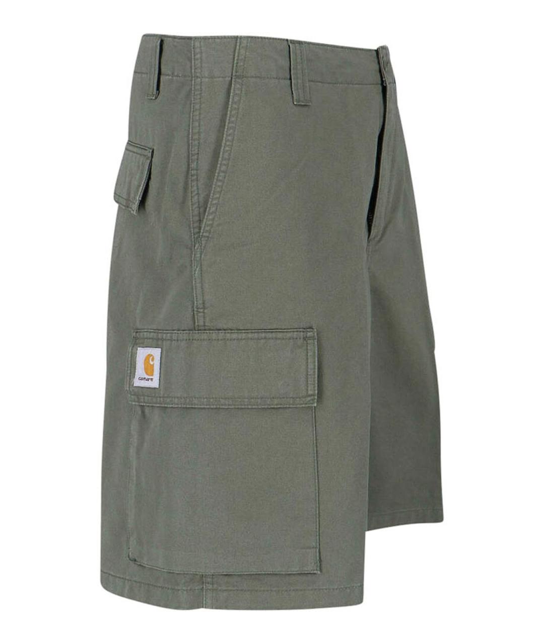 CARHARTT Зеленые хлопковые шорты, фото 2