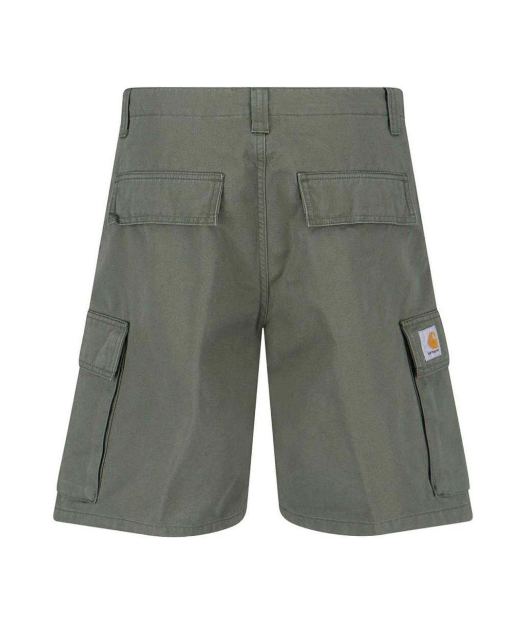 CARHARTT Зеленые хлопковые шорты, фото 3