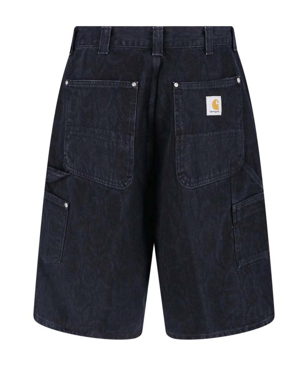 CARHARTT Черные хлопковые шорты, фото 2