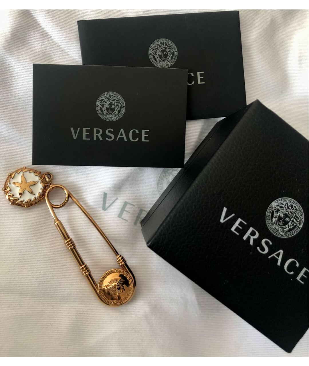 VERSACE Золотая булавка / брошь, фото 8