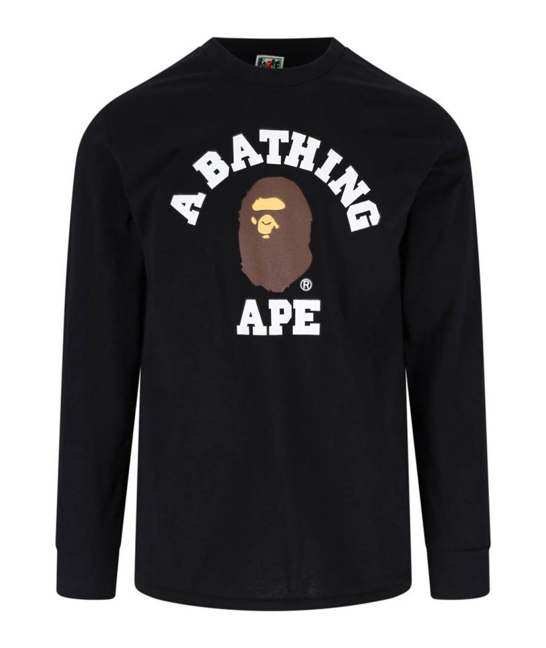 BAPE Черная хлопковая футболка, фото 1