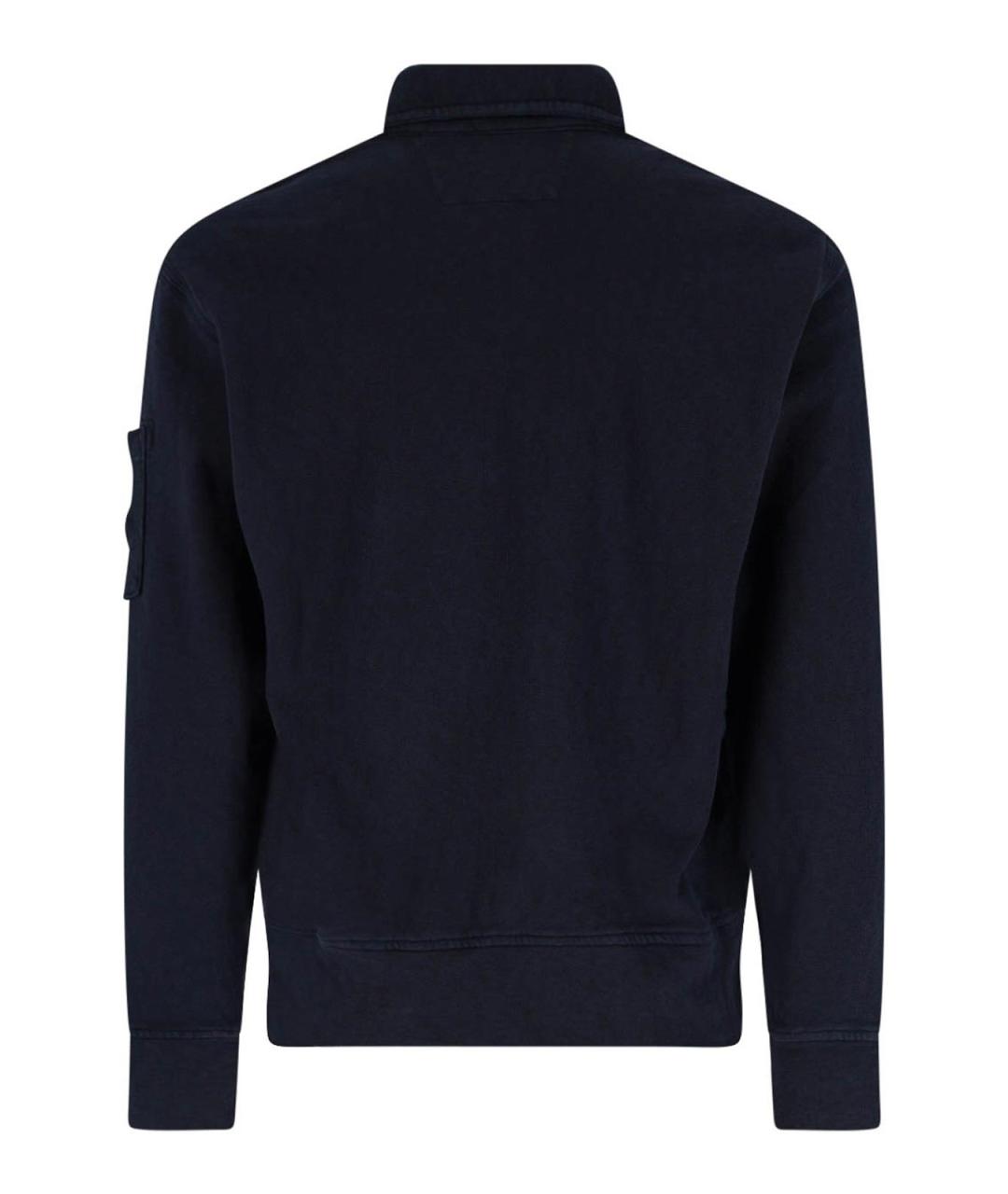 CP COMPANY Синий хлопковый джемпер / свитер, фото 2