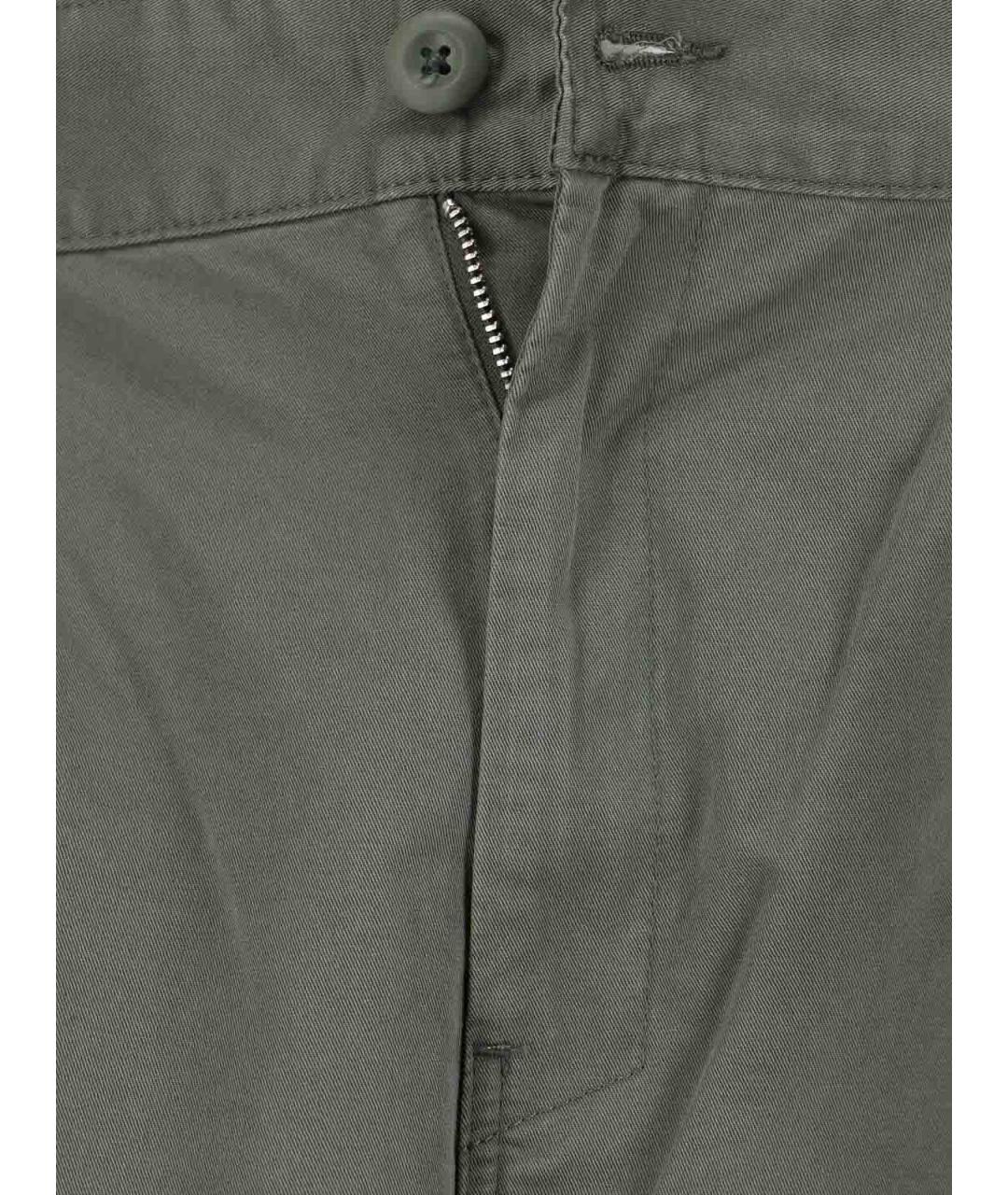 CARHARTT Зеленые хлопковые повседневные брюки, фото 5