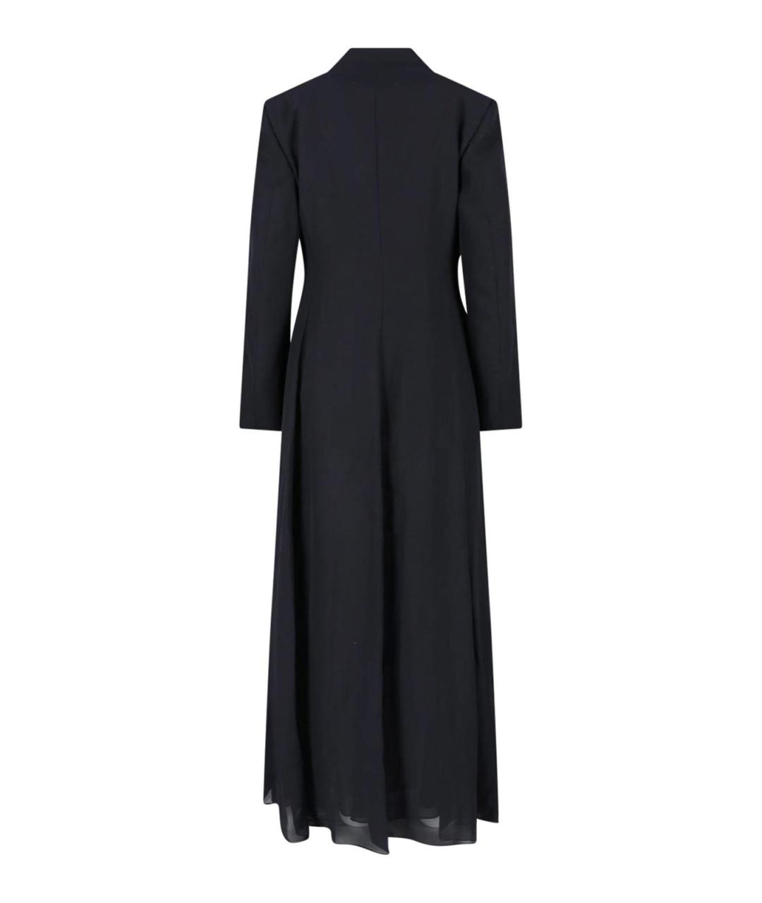 MAISON MARGIELA Черное шерстяное вечернее платье, фото 2