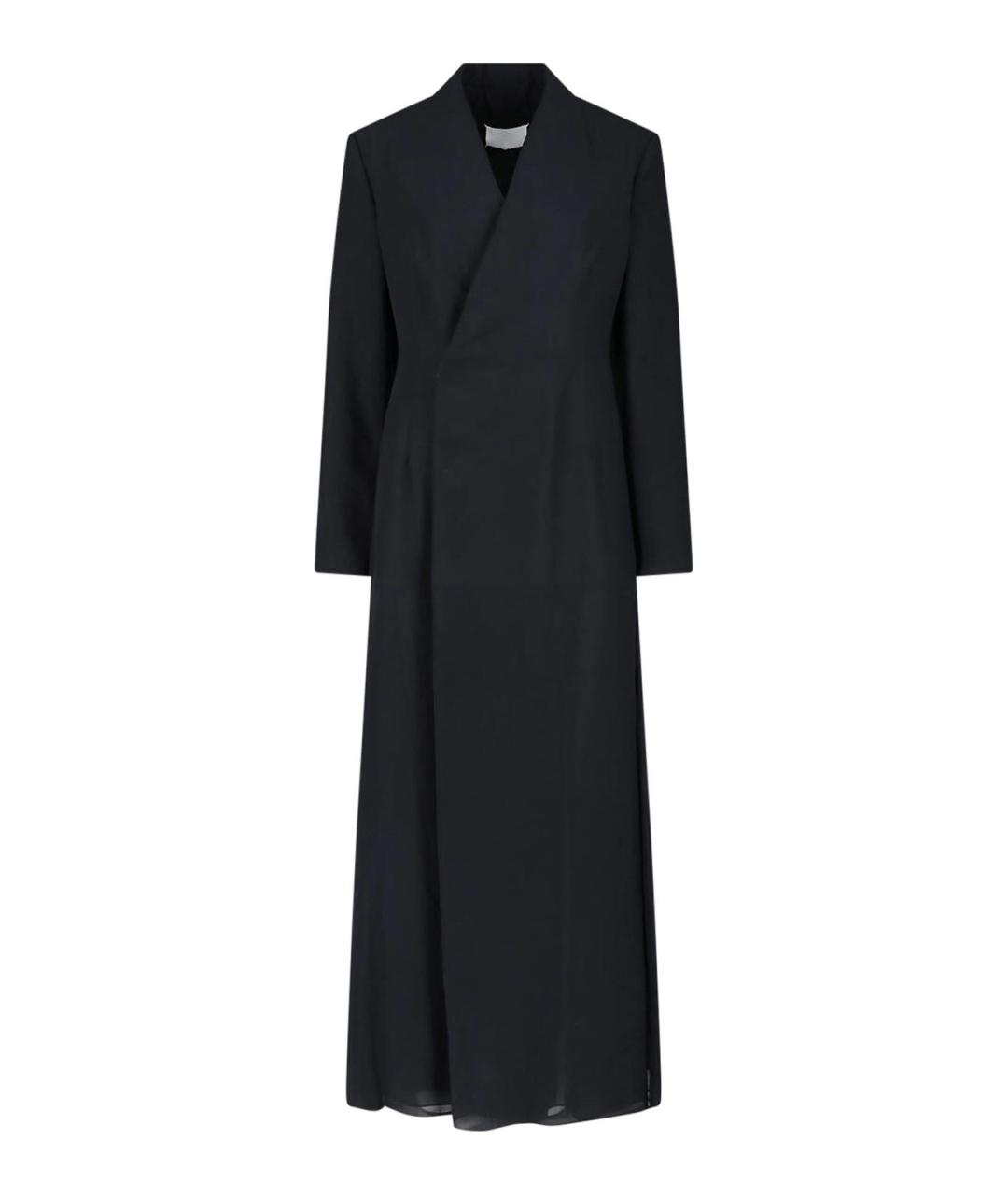 MAISON MARGIELA Черное шерстяное вечернее платье, фото 1