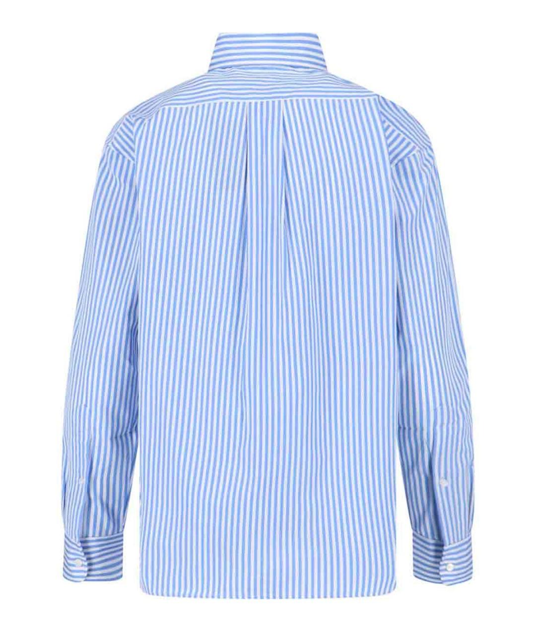 POLO RALPH LAUREN Голубая хлопковая рубашка, фото 2