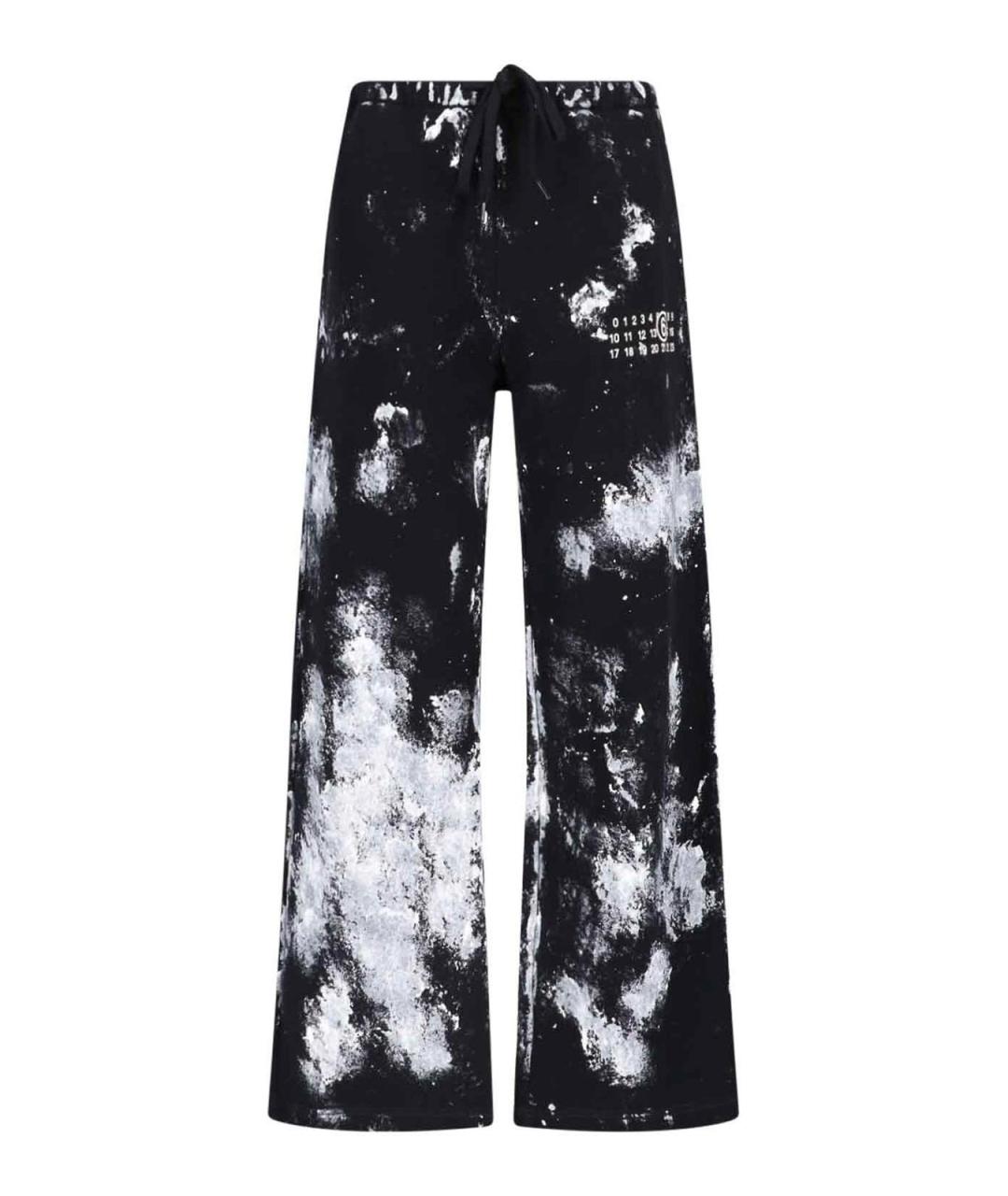 MM6 MAISON MARGIELA Черные хлопковые спортивные брюки и шорты, фото 1