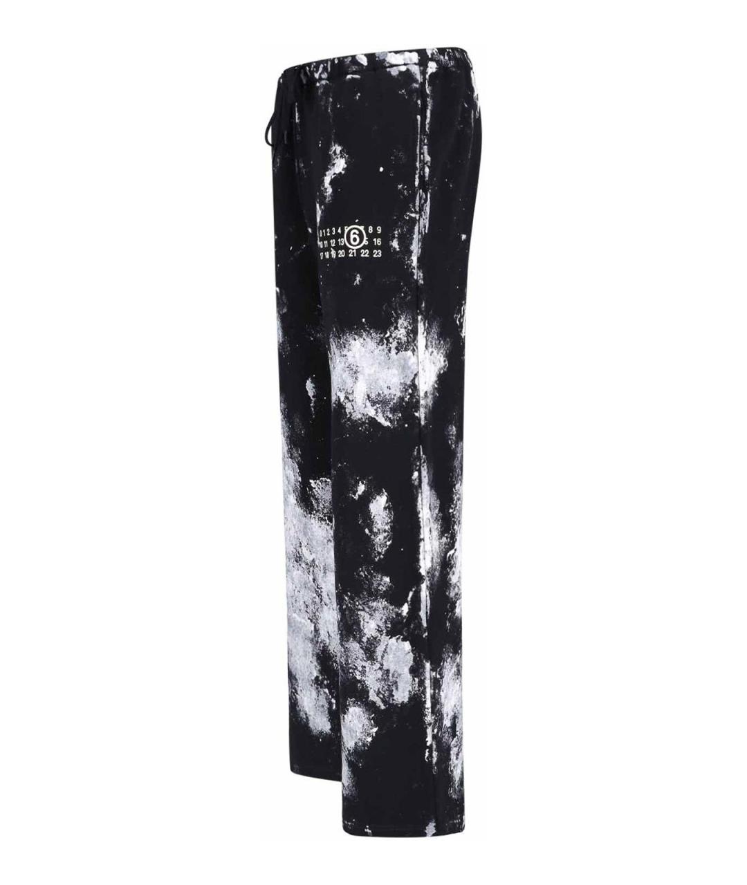 MM6 MAISON MARGIELA Черные хлопковые спортивные брюки и шорты, фото 3