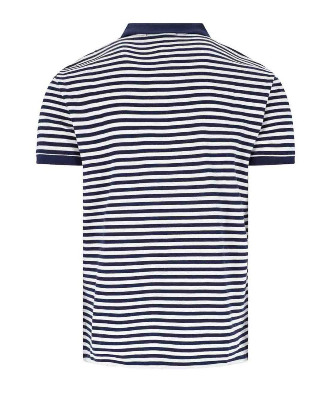 POLO RALPH LAUREN Мульти хлопковое поло с коротким рукавом, фото 2