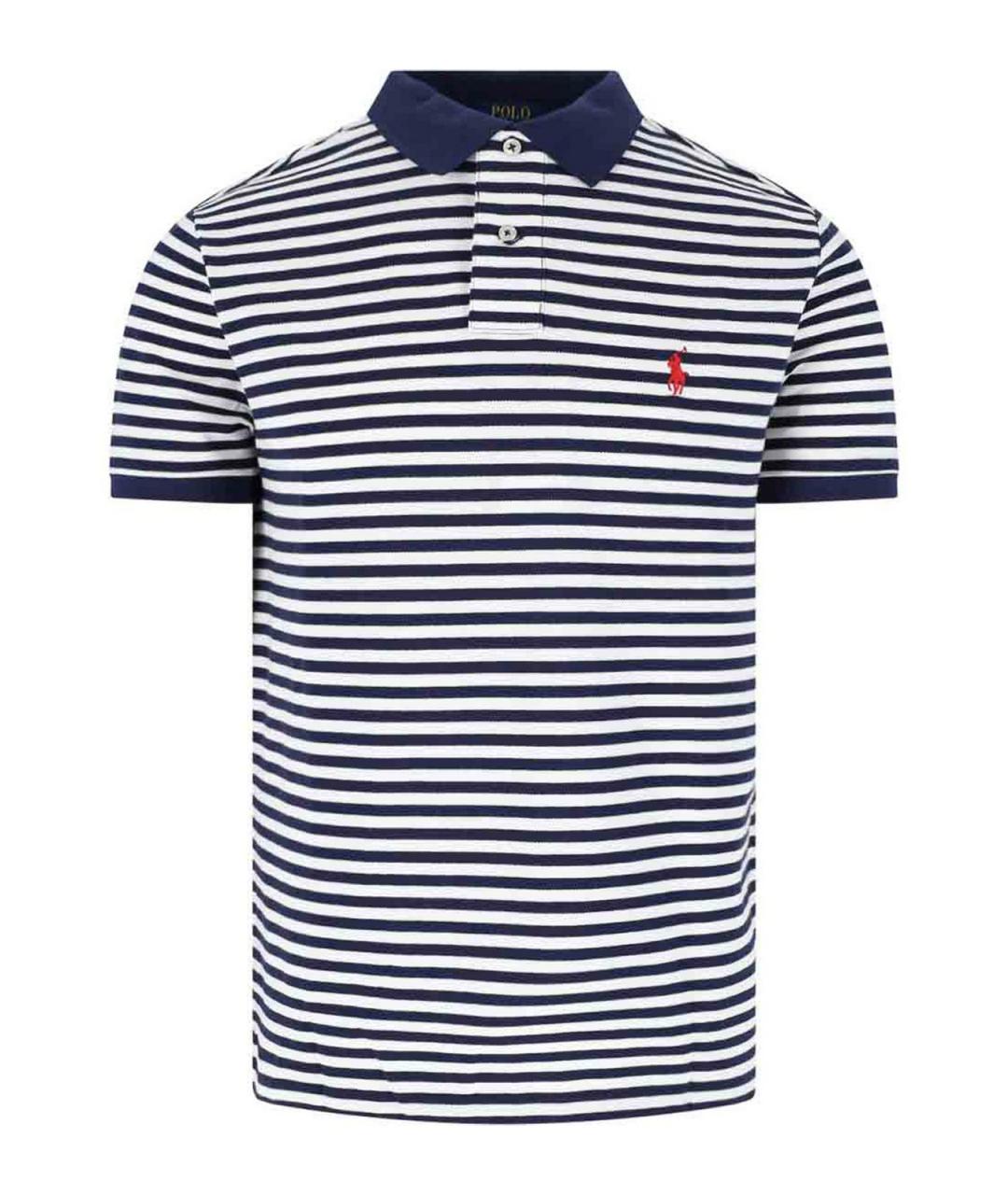 POLO RALPH LAUREN Мульти хлопковое поло с коротким рукавом, фото 1