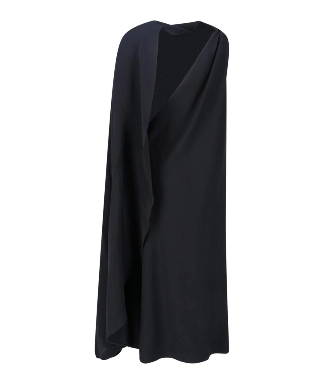 BALENCIAGA Черное шерстяное вечернее платье, фото 2