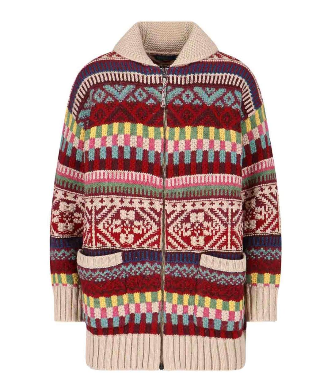 POLO RALPH LAUREN Мульти хлопковый кардиган, фото 1