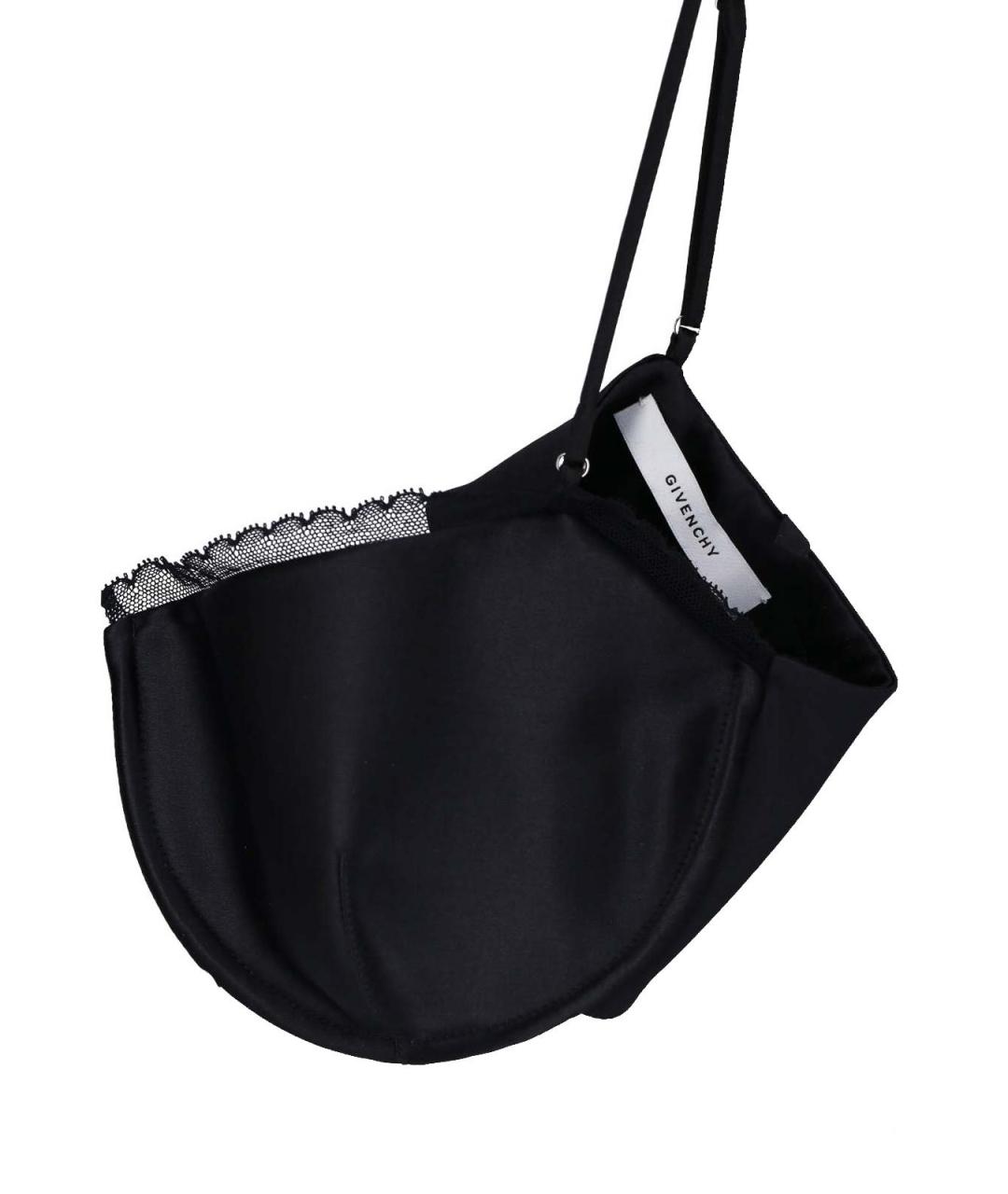 GIVENCHY Черная шелковая майка, фото 3
