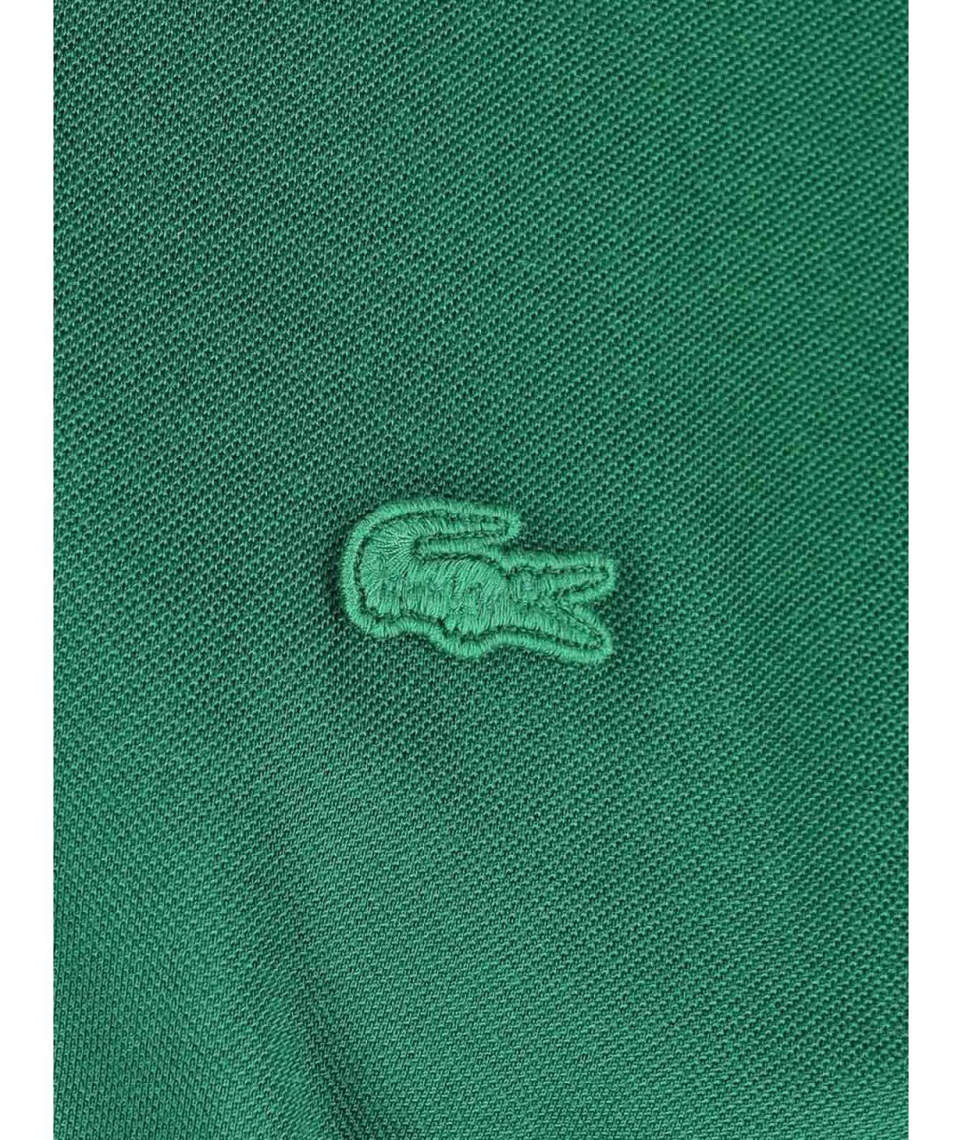 LACOSTE Зеленое поло с коротким рукавом, фото 3