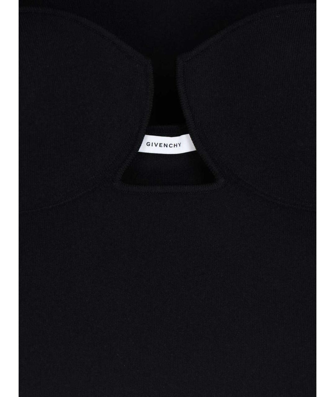 GIVENCHY Черное вискозное вечернее платье, фото 4