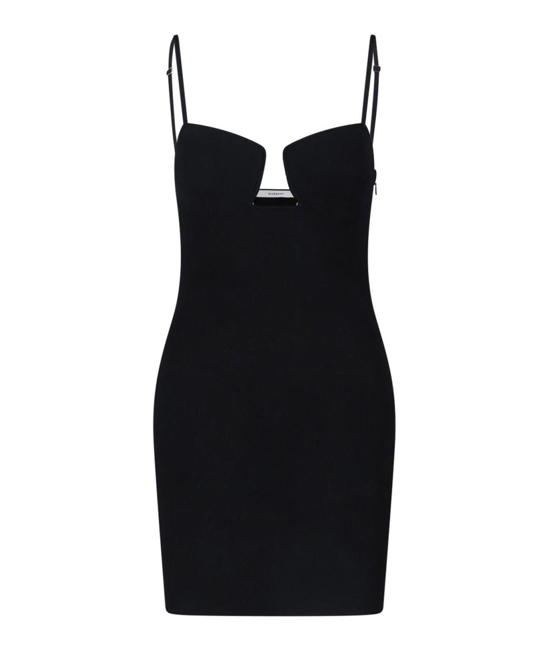 GIVENCHY Черное вискозное вечернее платье, фото 1