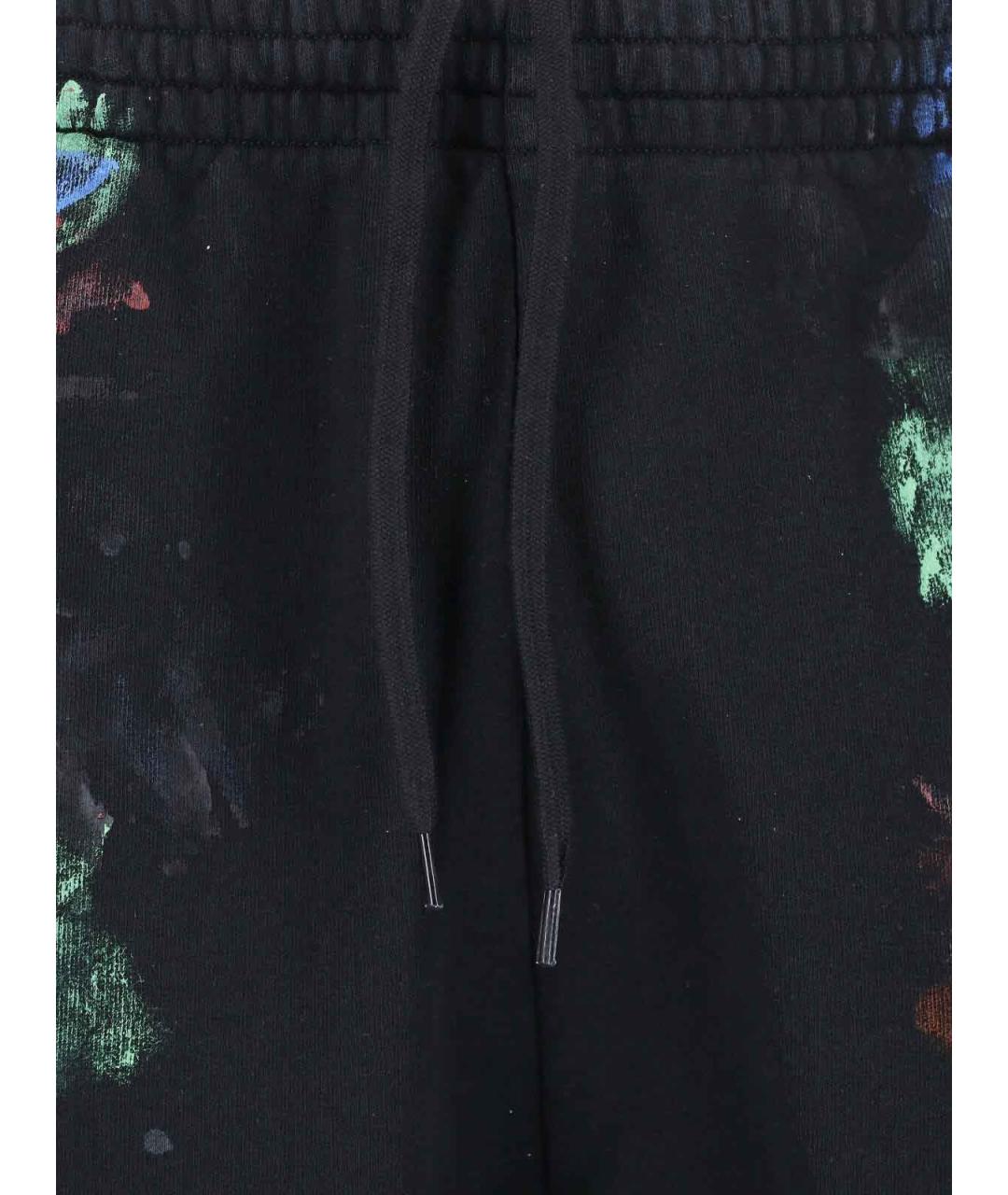 BALENCIAGA Черные хлопковые повседневные брюки, фото 5