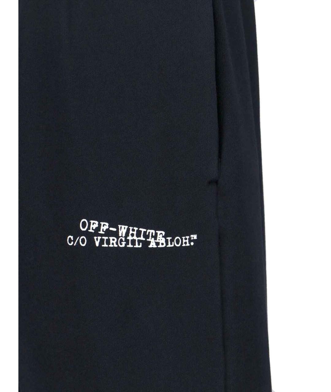 OFF-WHITE Черный хлопковый спортивный костюм, фото 4