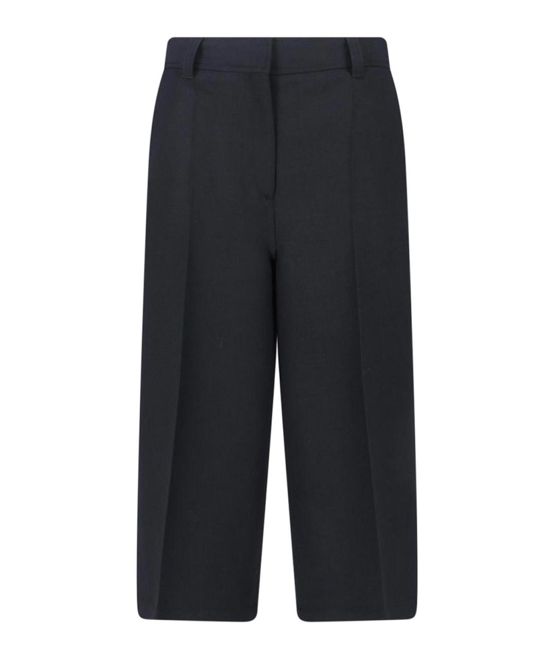 FILIPPA K Черные шерстяные брюки широкие, фото 1