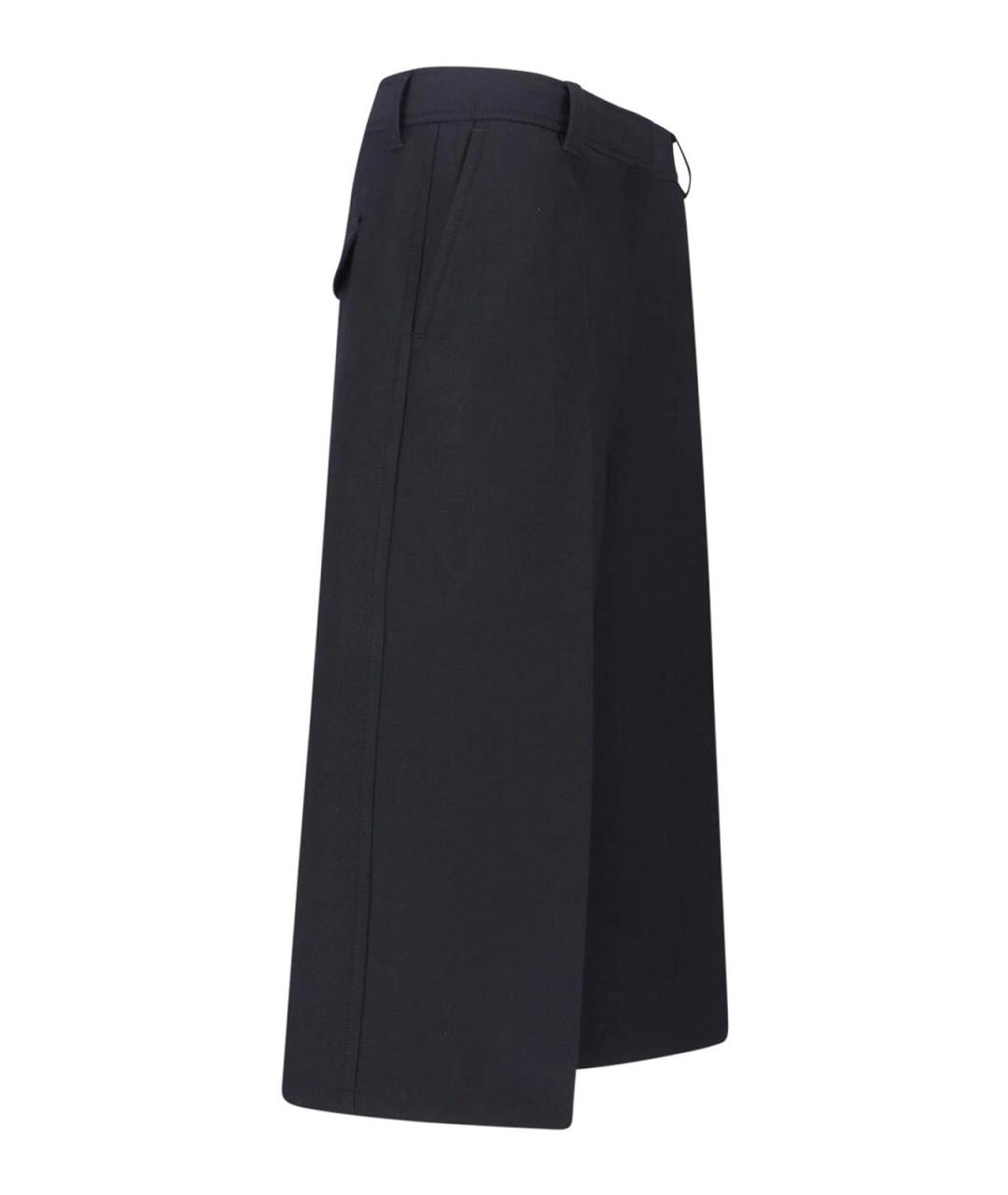 FILIPPA K Черные шерстяные брюки широкие, фото 3