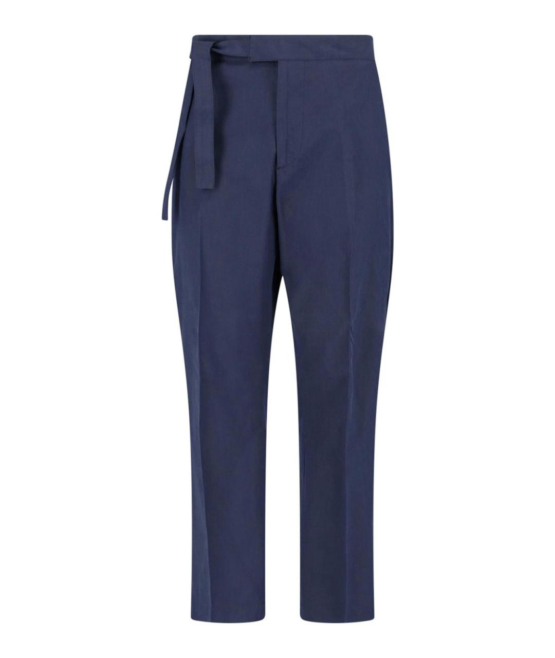 PAUL SMITH Синие хлопковые повседневные брюки, фото 1