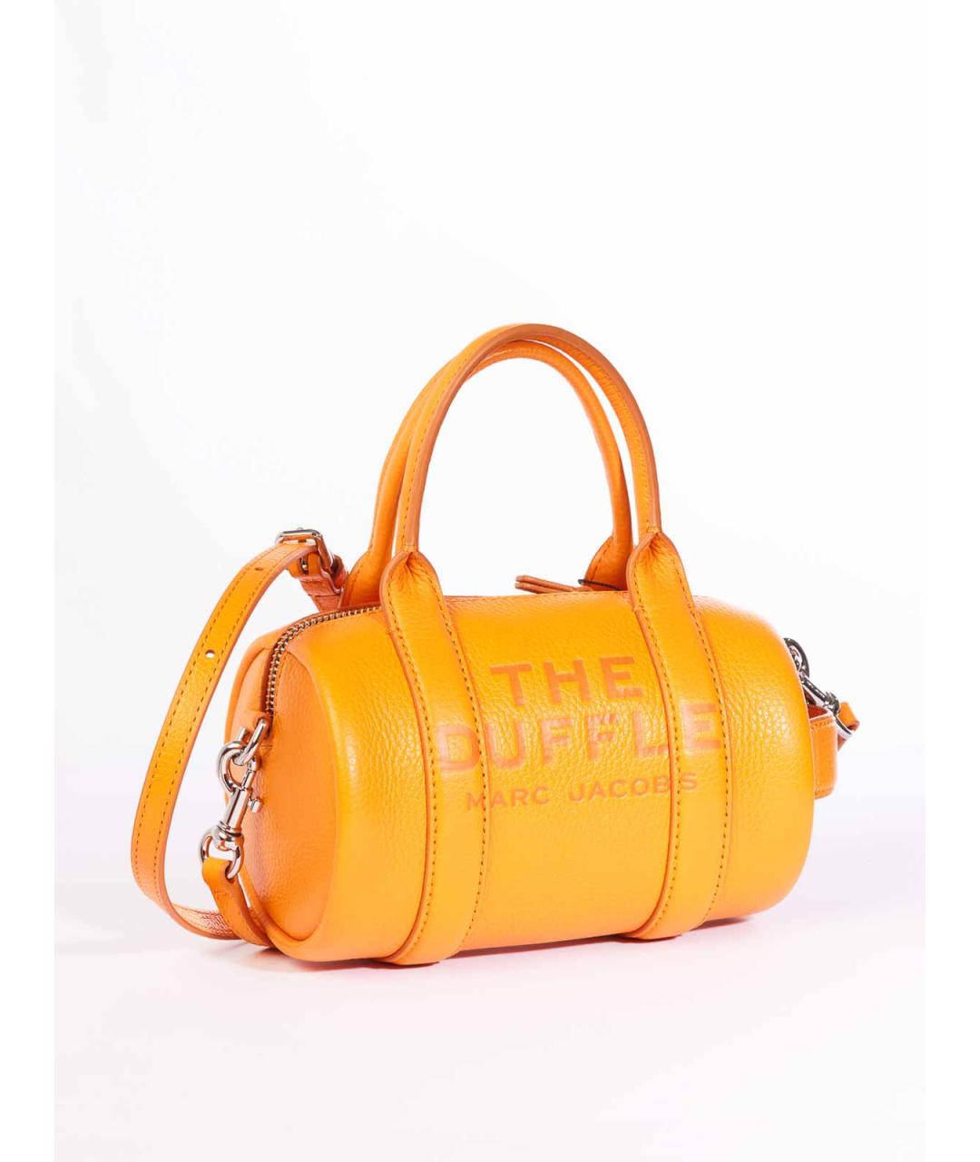 MARC JACOBS Желтая кожаная сумка с короткими ручками, фото 2