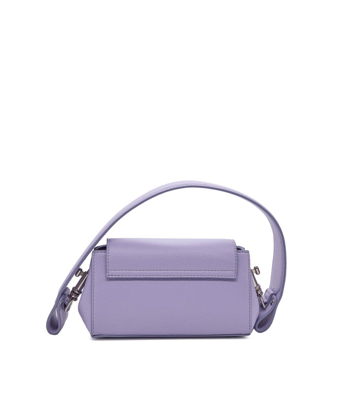VIVIENNE WESTWOOD Фиолетовая сумка тоут из искусственной кожи, фото 4