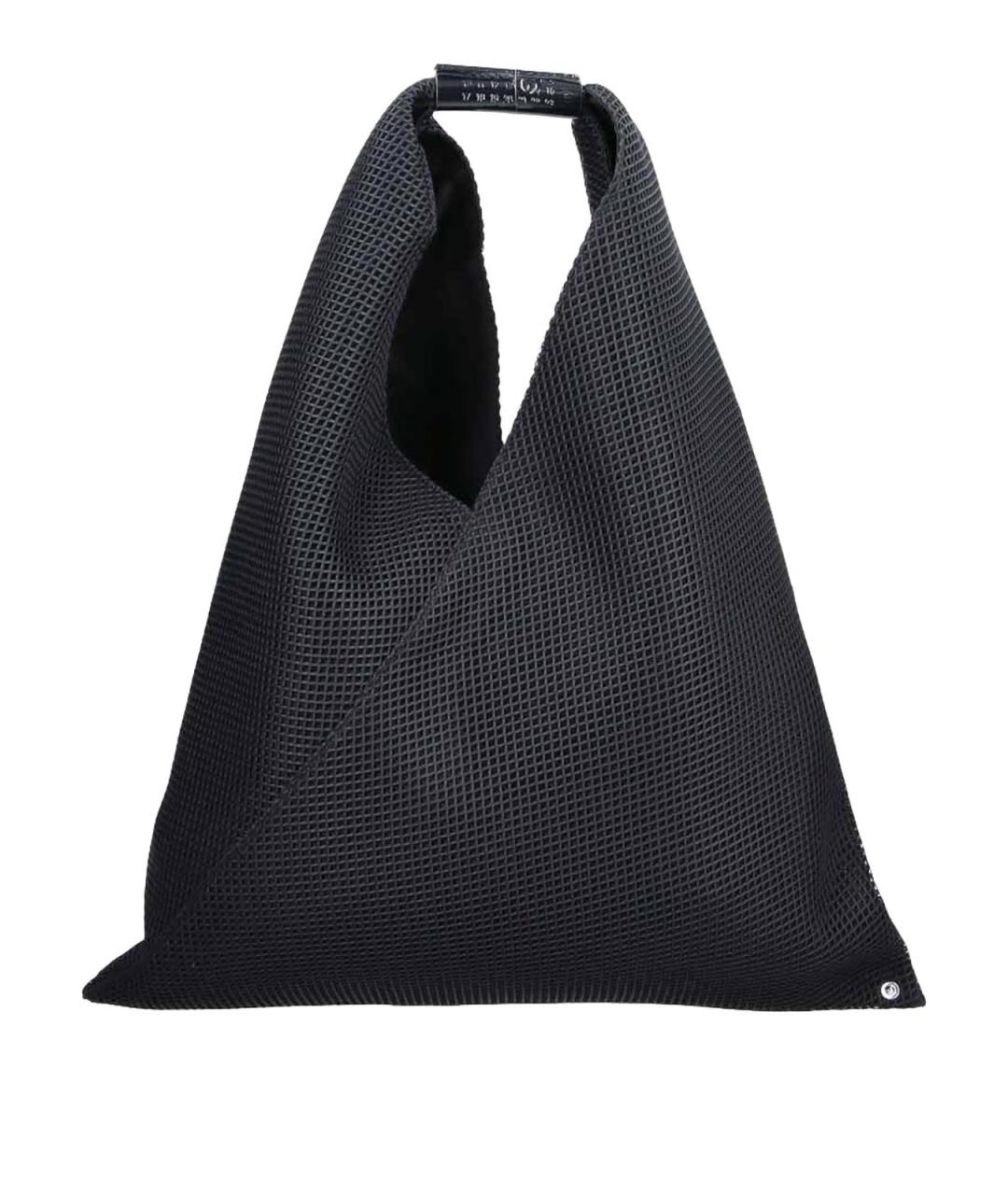 MM6 MAISON MARGIELA Черная синтетическая сумка тоут, фото 1
