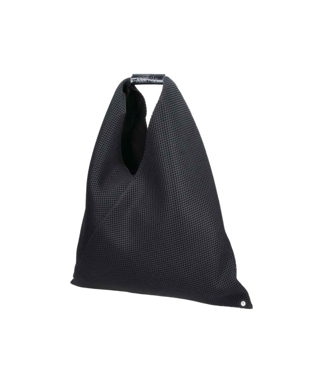 MM6 MAISON MARGIELA Черная синтетическая сумка тоут, фото 2