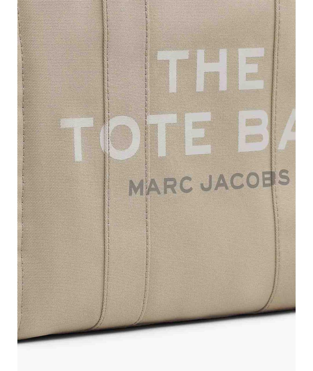 MARC JACOBS Бежевая тканевая сумка тоут, фото 6