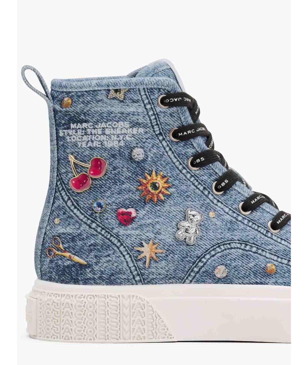 MARC JACOBS Синие текстильные кеды, фото 5