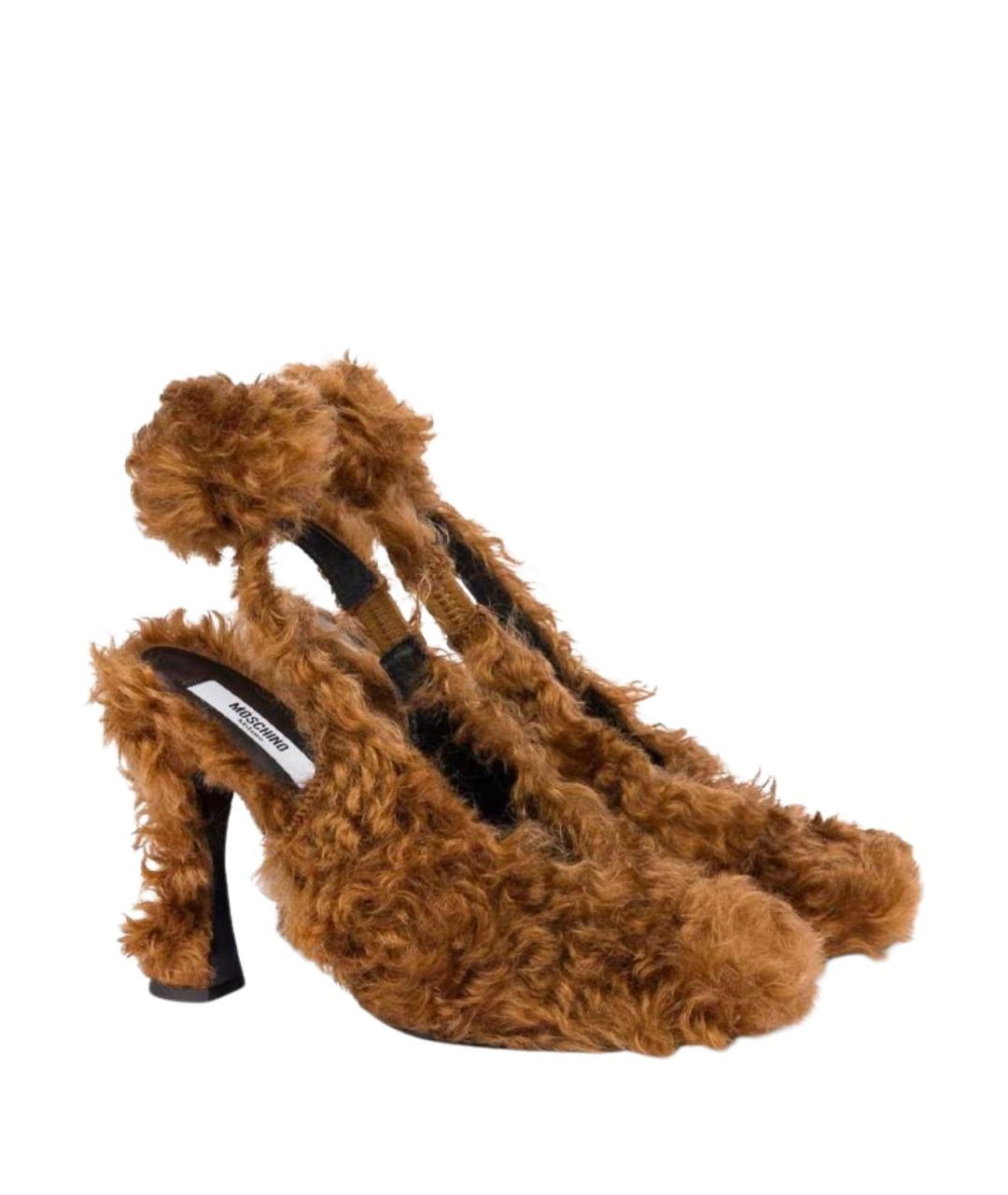 MOSCHINO Коричневые туфли, фото 2