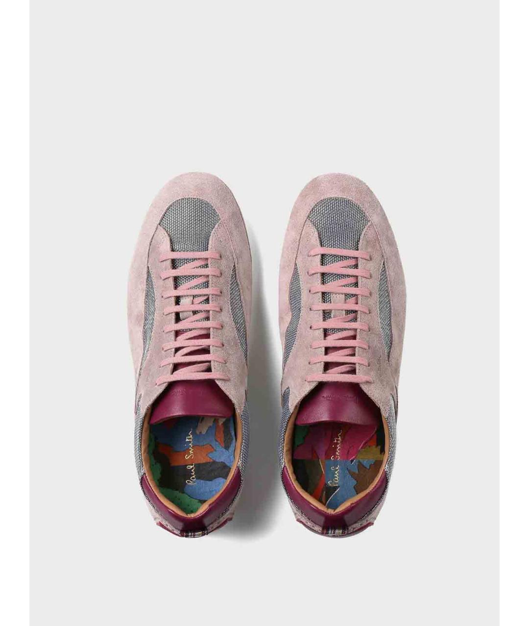 PAUL SMITH Зеленые замшевые низкие кроссовки / кеды, фото 3