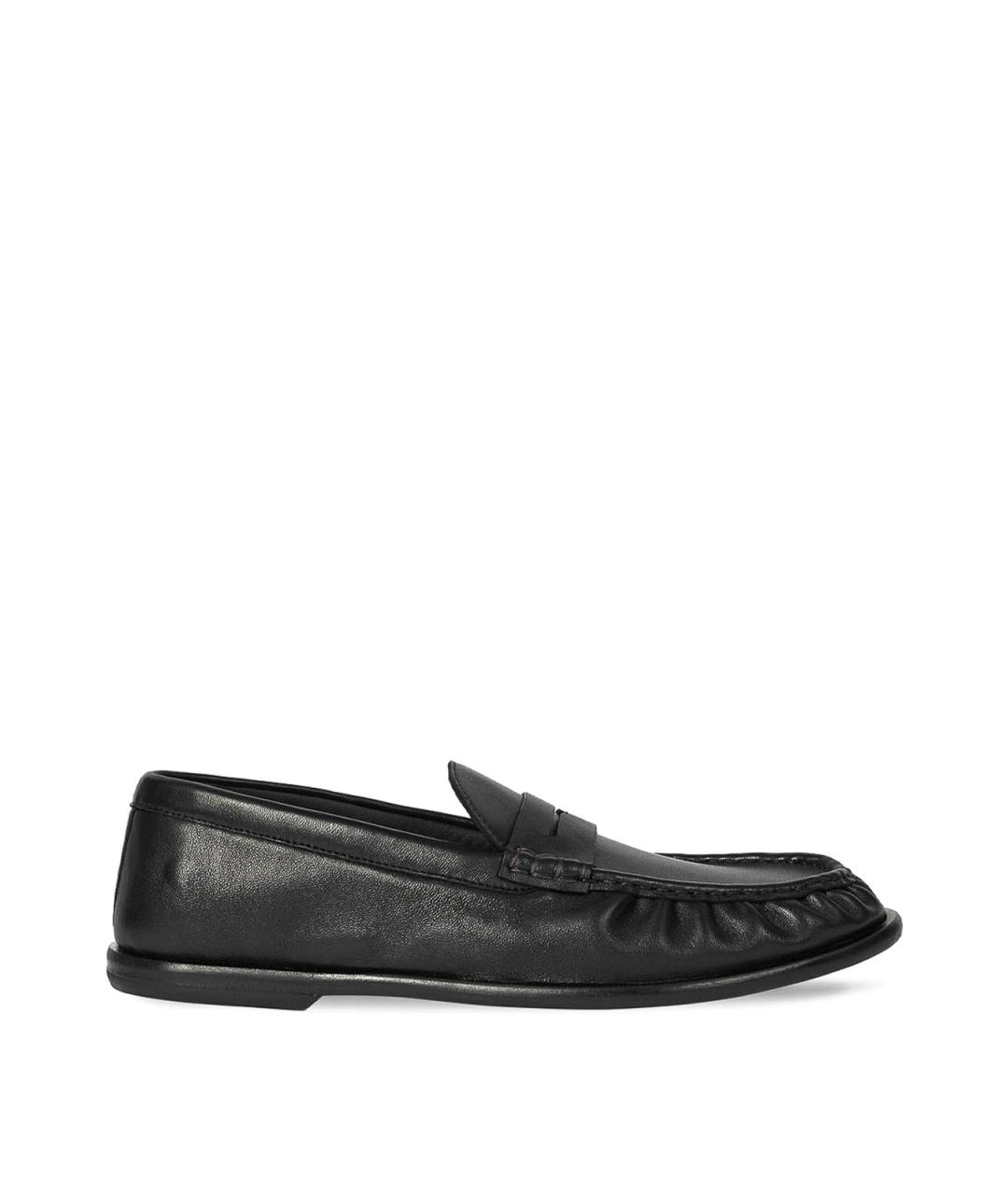 PAUL SMITH Черные кожаные лоферы, фото 1