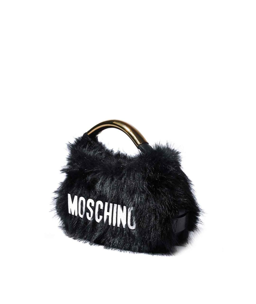 MOSCHINO Черная сумка через плечо, фото 2