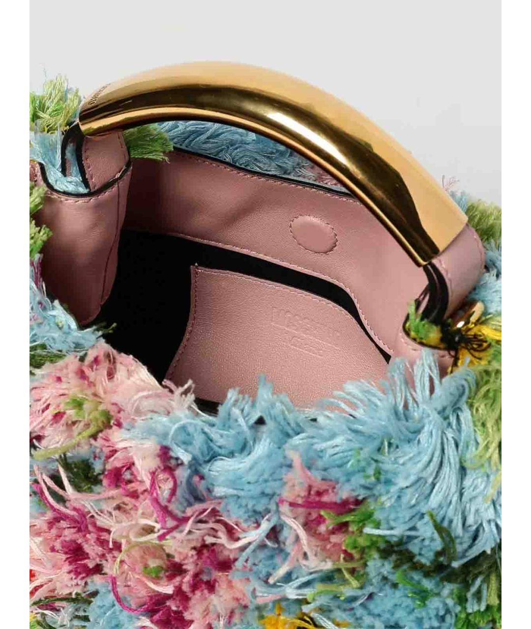 MOSCHINO Мульти синтетическая сумка через плечо, фото 4
