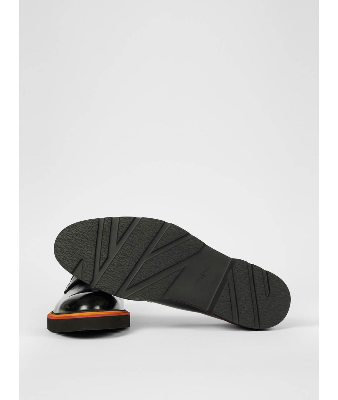 PAUL SMITH Черные кожаные туфли, фото 5