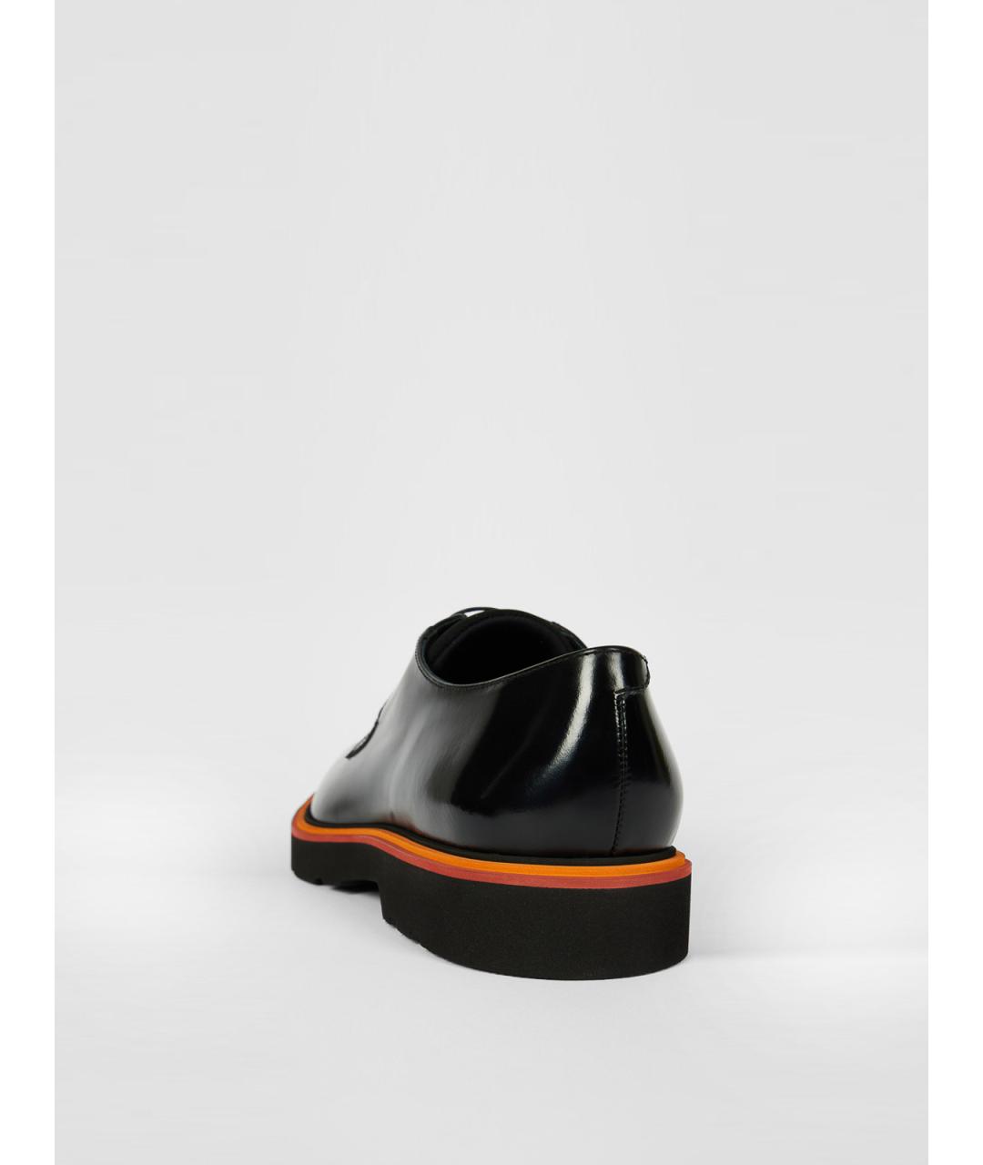 PAUL SMITH Черные кожаные туфли, фото 4