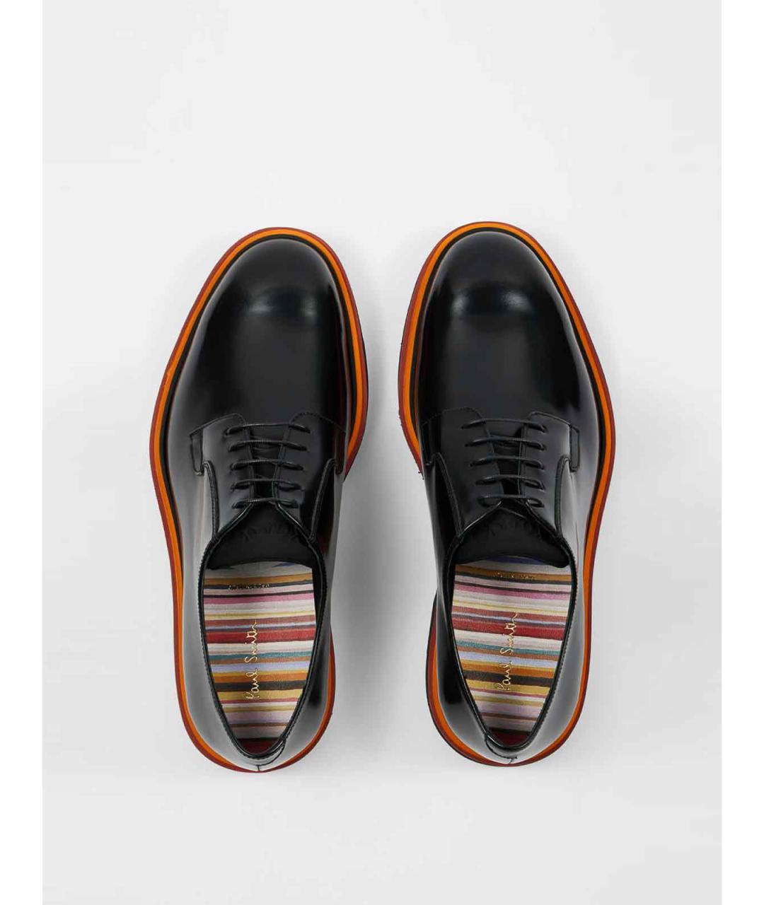 PAUL SMITH Черные кожаные туфли, фото 3