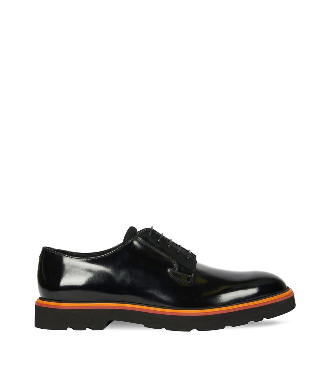 PAUL SMITH Черные кожаные туфли, фото 1