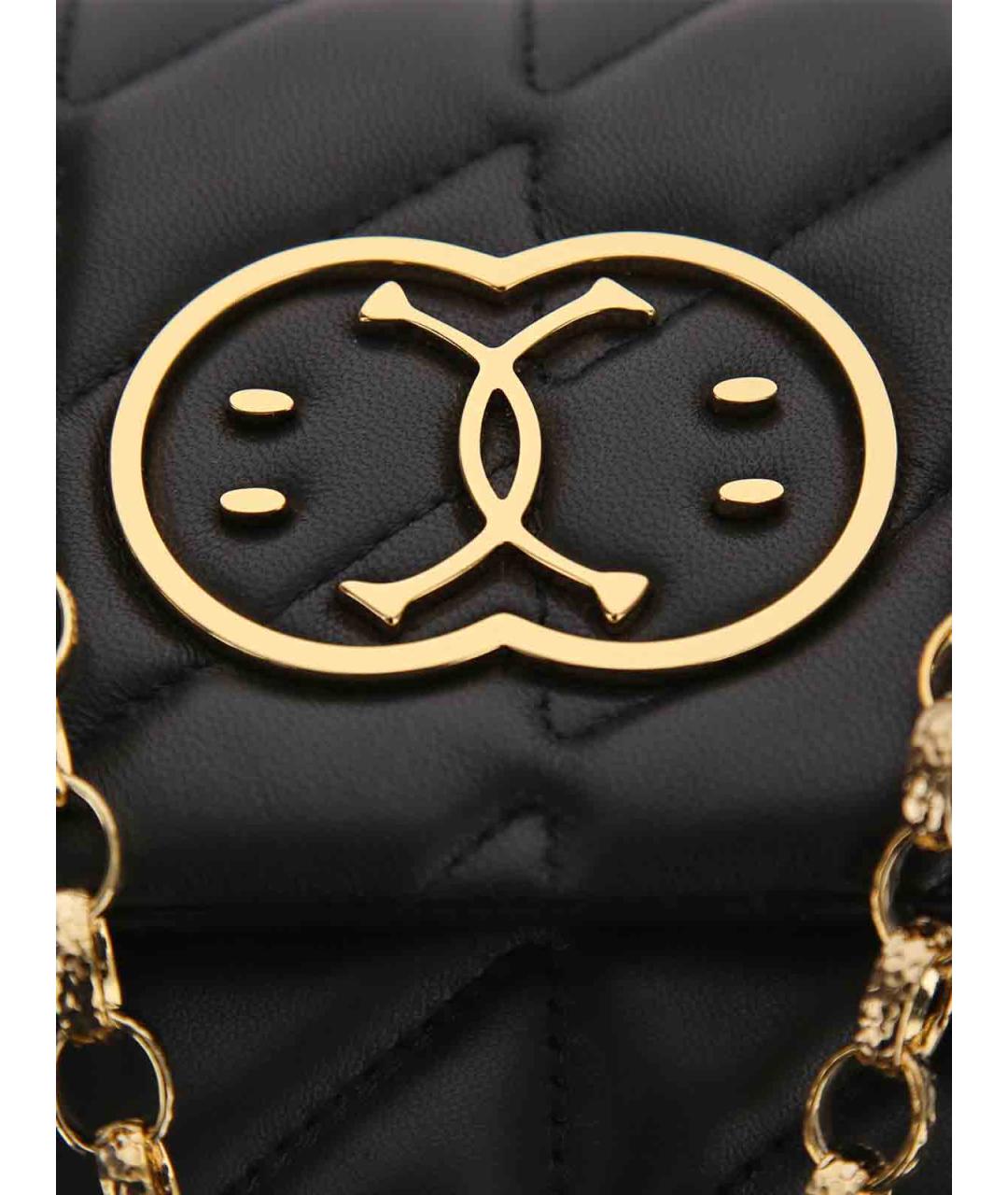 MOSCHINO Черная кожаная сумка через плечо, фото 5